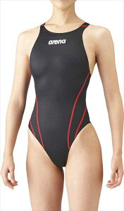【代引不可】 ARENA（アリーナ） ARN1021W-BKRDレディース 競泳用水着 リミック（クロスバック） ブラック/レッド スイミング 水泳 プール用品
