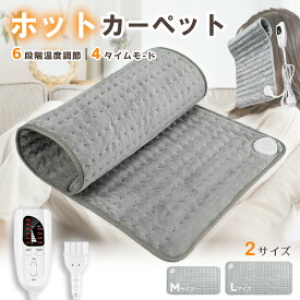 今だけ特別価格！ホットマット ホットカーペット 70×40/60×30 電気マット 電気座布団 6段階温度 防寒対策 タイマー 丸洗いOK 省エネ 【送料無料】