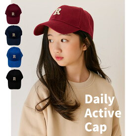 キャップ 帽子 ベースボールキャップ つば付き 日よけ 日除け 紫外線対策 ワンポイント ロゴ キッズ 女の子 ガールズ 子供服 子ども服 MINIROI ミニロイ