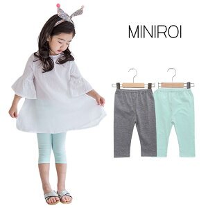 MINIROI �K�[���Y �X�p�b�c �^�C�c �ܕ��� ������ �p���c �{�g���X �E�G�X�g�S�� �t�� ���K �J�W���A�� �X�g���b�` ���炩�� �������� �t�B�b�g �؍��q���� 110cm 120cm 130cm[�݌Ɉ�|]