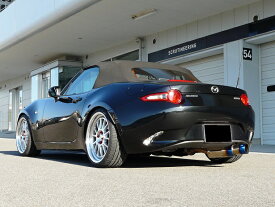 オリジナルオールステンマフラーND5RC　ロードスター　チタン発色　砲弾