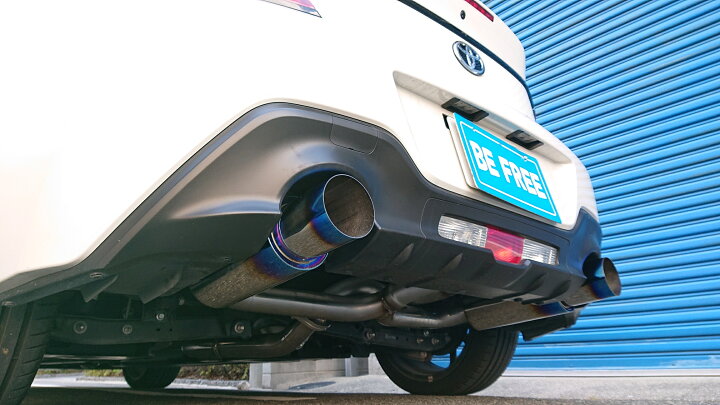 楽天市場】GR86 ZN8 BRZ ZD8 オールステンマフラーチタン発色  