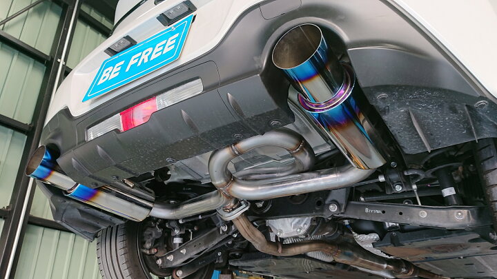 楽天市場】GR86 ZN8 BRZ ZD8 オールステンマフラーチタン発色 