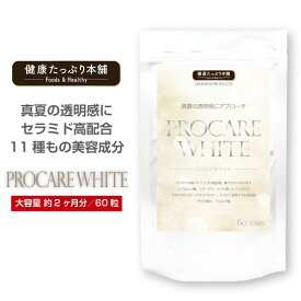 日差し 真夏の透明感 大容量 約2ヶ月分 セラミド 高配合 サプリ サプリメント ノンケミカル ウォータープルーフ セラミド 馬プラセンタ ビタミンC シスチン spf50 pa++++ 国内製造 日本製 健康たっぷり本舗