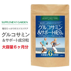 グルコサミン コンドロイチン 高配合 79200mg 大容量 約6ヶ月分 コンドロイチン 筋骨草 ヒアルロン酸 コラーゲン 国内製造 日本製 サプリメントガーデン