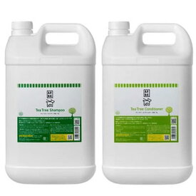 APDC ティーツリー シャンプー 5L＆コンディショナー 5Lセット 送料無料 業務用 犬 用 ペットシャンプー apdc A.P.D.C. 犬 シャンプー 業務用 おすすめ 対象商品