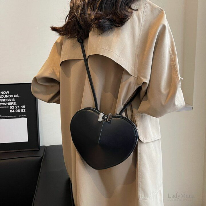 楽天市場】ハートバッグ 定番のハートBAG ハート ショルダー バッグ 