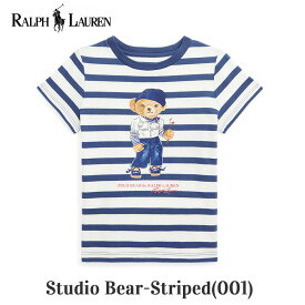 ポロ ラルフローレン Polo ベア キッズ ガールズ Tシャツ 311 312 864866 半袖 90 100 110 120 130 POLO RALPH LAUREN ラルフ ポロベア テディベア クマ くま かわいい ブランド 女の子 こども 子供 トドラー プレゼント ギフト 夏 涼しい ストライプ ブルー ネイビー