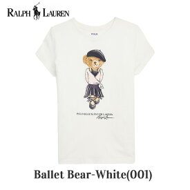 ポロ ラルフローレン Polo ベア キッズ ガールズ Tシャツ 311 312 877857 半袖 90 100 110 120 130 POLO RALPH LAUREN ラルフ ポロベア テディベア クマ くま かわいい ブランド 女の子 こども 子供 トドラー プレゼント ギフト 夏 涼しい ホワイト