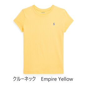 ポロ ラルフローレン レディース ガールズ Tシャツ Vネック クルーネック ワンポイント 半袖 313833549 女性 女の子 ホワイト ネイビー ブラック ブルー イエロー ピンク POLO RALPH LAUREN ラルフ トップス 定番 子供 ロゴ ブランド プレゼント ギフト