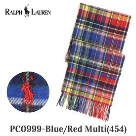ポロ ラルフローレン マフラー チェック ウール100％ イタリア製 PC0999 POLO RALPH LAUREN ポロラルフローレン ラルフ タータンチェック スカーフ メンズ レディース ユニセックス 男性 女性 男女兼用 ギフト プレゼント