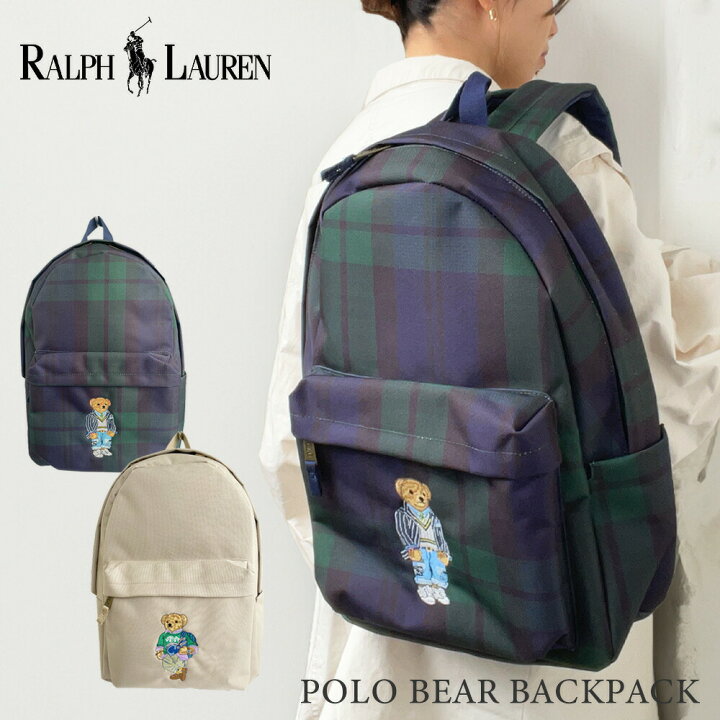楽天市場】ポロ ラルフローレン ポロベア キャンバス バックパック  