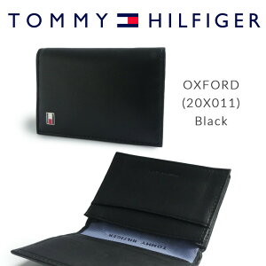 TOMMY HILFIGER トミーヒルフィガー カードケース 名刺入れ カード入れ トミー メンズ レディース 男女兼用 ブラック ブラウン 黒 茶 レザー 革 本革 コンパクト スマート ブランド ビジネス シン