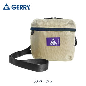 GERRY ジェリー ショルダーバッグ R1710 斜めがけバッグ メンズ レディース 男女兼用 ショルダー バッグ カジュアル メッセンジャー サブバッグ ミニショルダー 撥水 大きめ 大容量 ポーチ リサイクル素材 REPREVE リプリーブサスティナブル 通学 通勤 プレゼント ノームコア