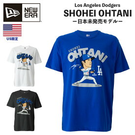 ニューエラ ロサンゼルス ドジャース 大谷 Tシャツ ブルー 14367851 14367833 14367857 LOS ANGELES DODGERS LAD MLB NEW ERA 大谷選手 大谷翔平 OHTANI メンズ レディース 男女兼用 半袖 クルーネック プリントTシャツ メジャーリーグ 野球