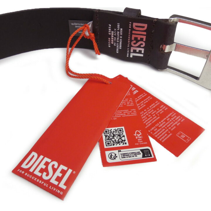 楽天市場】DIESEL ディーゼル メンズ レザー ベルト X08880 P1913 BLUE 