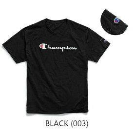 Champion チャンピオン Tシャツ 半袖 スクリプト ロゴ USAモデル Y067941 Y07718 メンズ レディース 男女兼用 ホワイト ブラック グレー ネイビー 大きいサイズ ブランド 春 夏 秋 カジュアル アメカジ シンプル ダンス ストリート スポーツ プレゼント ギフト