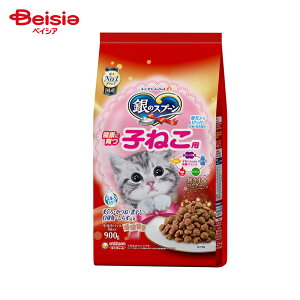 【ポイント10倍★11/30まで】キャットフード ユニ・チャーム 銀のスプーン 贅沢うまみ仕立て 健康に育つ子ねこ用 まぐろ・かつお・煮干し・白身魚・しらす入り 900g ×1個 | 銀のスプーン 猫