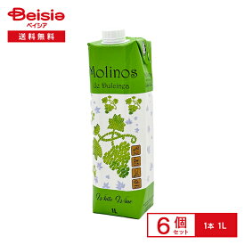富永貿易 モリノス・デ・ドルシネア 白 1L×6個|まとめ買い 送料無料