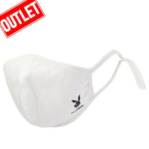 �A�E�g���b�g �󂠂� �}�X�N �v���C�{�[�C PLAYBOY �A�W���X�^�[�t�R�b�g���}�X�N �z���C�g WHITE �R�b�g��