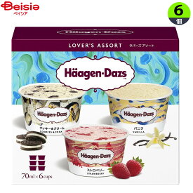 アイスクリーム ハーゲンダッツ ラバーズアソート（70ml×6）×6個 まとめ買い アイス