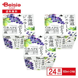 長沼あいす 北海道ジェラート ぶどう 100ml×24個 | アイスクリーム アイス ミルク ミルクアイス 北海道 ご当地 まとめ買い 送料無料