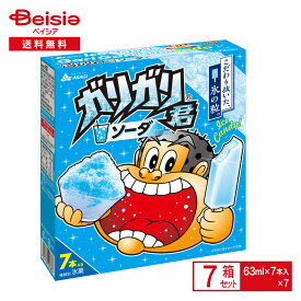 【ポイント5倍★1/1-31まで】アイスクリーム 赤城乳業 ガリガリ君ソーダマルチ（63ml×7）×7個 まとめ買い アイス | アイス 氷菓 氷 かき氷 ガリガリくん アイスバー アイスキャンディー ソーダ味 定番 マルチパック AKAGI まとめ買い 送料無料