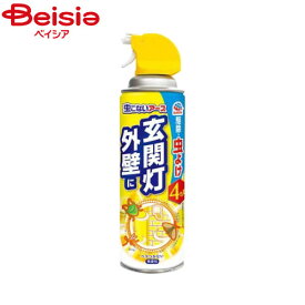 アース製薬 虫こないアース 玄関灯・外壁に450ml | 虫こない 玄関灯 アース 害虫駆除 玄関 先付け 屋外 玄関先 室内 害虫対策 屋外照明 殺虫剤