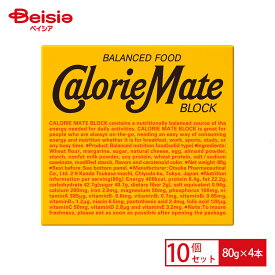 大塚製薬 カロリ－メイト ブロック チーズ味 80g*4本×10セット