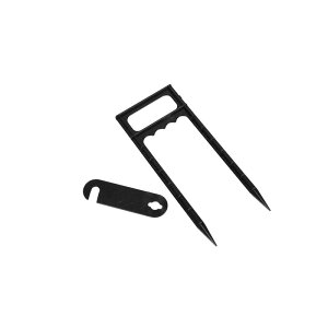 ミネ 二本で押える板付き 30P 園芸用品 園芸農業資材 防草シート 押え具