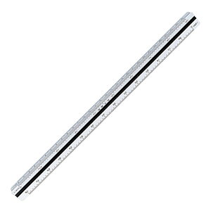 シンワ 三角スケール 建築士用 74962 B−30 大工道具 測定具 製図用品