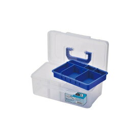 メイホウ ノベルティーボックス L ブルー 収納用品 工具箱 プラスチック製
