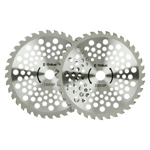 E−Value 軽量タイプチップソー 2枚組 ETT−230MMX36P 園芸機器 刈払機 刈払機(チップソー) | チップソー 替刃 2枚 草刈り機 刃 軽量 草刈りチップソー 草刈機 刃 刈払機 刃 交換 園芸 DIY 草刈り