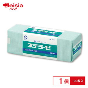 白十字 ステラーゼ 7.5cm×7.5cm 100枚入 | ステラーゼ ガーゼ 介護 介護用 介護 布 セット 肌に優しい おすすめ