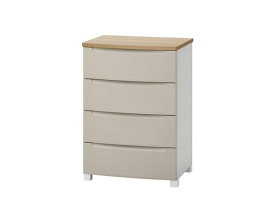 アイリスオーヤマ ウッドトップノックダウンチェスト KDMG-564WT