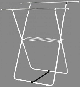 アイリスオーヤマ 室内物干し SLM-990XR ホワイト | 室内物干し 物干しスタンド 室内干し 部屋干し 洗濯物干し 洗濯用品 物干し台 伸縮 角ハンガー 強力 簡単 組立 収納 ものほしスタンド 物干