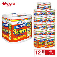 【ポイント15倍！10/1 11:00-11/29迄】スコッティ ファイン 3倍長持ち キッチンタオル(150カット×4ロー…