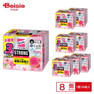 【数量限定 お買い得】花王 トイレクイックル ストロング プレミアムローズの香り つめかえ 24枚×8個セ…