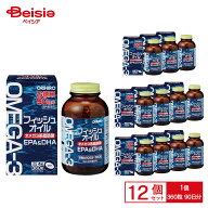 オリヒロ(ORIHIRO) フィッシュオイル 徳用360粒 90日分 ×12個セット | EPA&DHA オメガ3系 脂肪酸 ORIHIR…