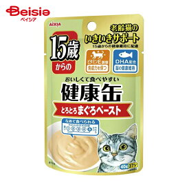 【特別スーパーSALE！6/11 1:59まで】キャットフード アイシア 15歳からの健康缶 パウチ とろとろまぐろペースト 40g ×12個 | アイシア キャットフード 猫 ペットフード 猫のご飯 おすすめ 猫用 まとめ買い 大容量