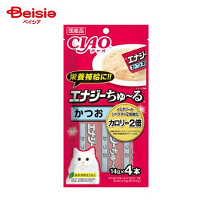 チャオちゅーる いなば食品 チャオエナジーちゅ〜るかつお14g ×6個 | CIAO ちゅ〜る 猫 おやつ キャットフード エナジー かつお 国産 ペースト スナック 全年齢 全猫種 まとめ買い
