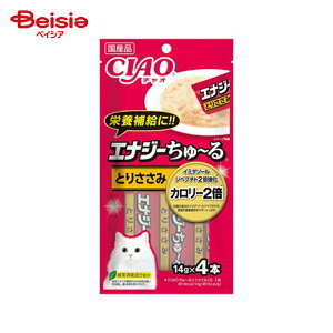 チャオちゅーる いなば食品 チャオエナジーちゅ〜るとりささみ(14g×4本) ×6個 | CIAO ちゅ〜る 猫 おやつ キャットフード エナジー とりささみ 国産 ペースト スナック 全年齢 全猫種 まとめ