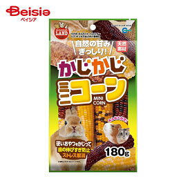 マルカン かじかじミニコーン 180g MR-786 ペット | 小動物 かじり木 ミニコーン トウモロコシ おもちゃ ストレス解消 齧り木 ハムスター うさぎ 180g
