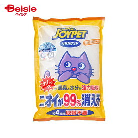 【ポイント10倍！8/1 9:00-8/31】アース・ペット ジョイペット(JOYPET) シリカサンドクラッシュ4.6L×6個 | 猫砂 シリカサンド 4.6L クラッシュ 大容量 まとめ買い 業務用 システムトイレ 猫用品 ペット用品 脱臭 抗菌 長持ち