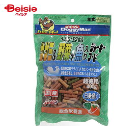 ドギーマンハヤシ ドギーマン ヘルシーエクセル ササミ&野菜＋魚入りジャーキーフード 400g ペット | 犬 ジャーキー ササミ 野菜 魚 ドッグフード おやつ ヘルシー 小型犬 中型犬