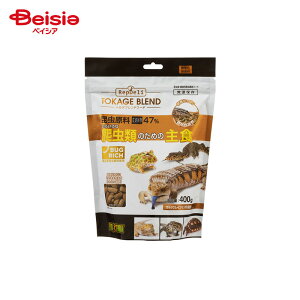 ジェックス トカゲブレンドフード 400g ペット