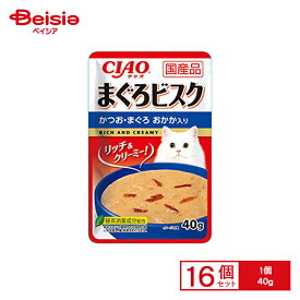 いなば CIAO まぐろビスク かつお・まぐろ おかか入り 40g x16
