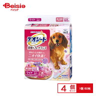 ユニ・チャーム(unicharm) デオシート消臭＆フレグランスフローラルシャボンの香りワイド 60枚 x4 | 犬 …