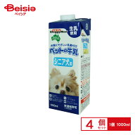 ドギーマンハヤシ ペットの牛乳シニア犬用1000mL×4個 | 犬用ミルク 大容量 シニア犬用 高齢犬 消化ケア …