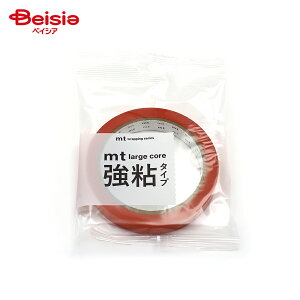 カモ井加工紙 mt large core 和紙 朱赤 強粘着 MT01L061(15mm×30m)